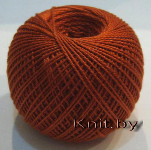 Пряжа Ириска кирпичный