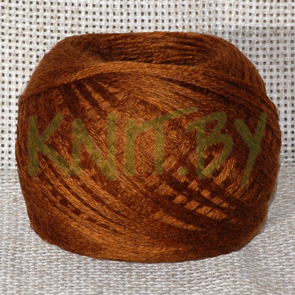 Пряжа Слонимская ПШ (в 4 нити) темный рыжик