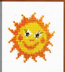 Набор для вышивания для начинающих"Солнышко"