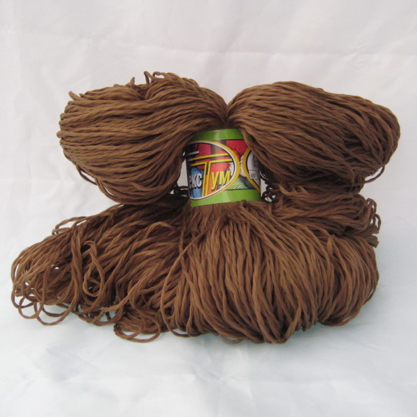 Пряжа Текстум жёлто-оливковый