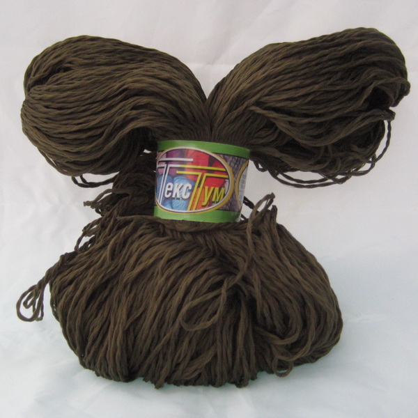 Пряжа Текстум оливковый