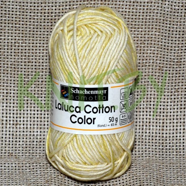 Пряжа Laluca cotton color желтые оттенки
