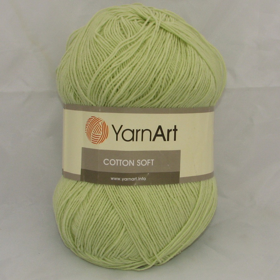 Пряжа Cotton Soft светло-зелёный