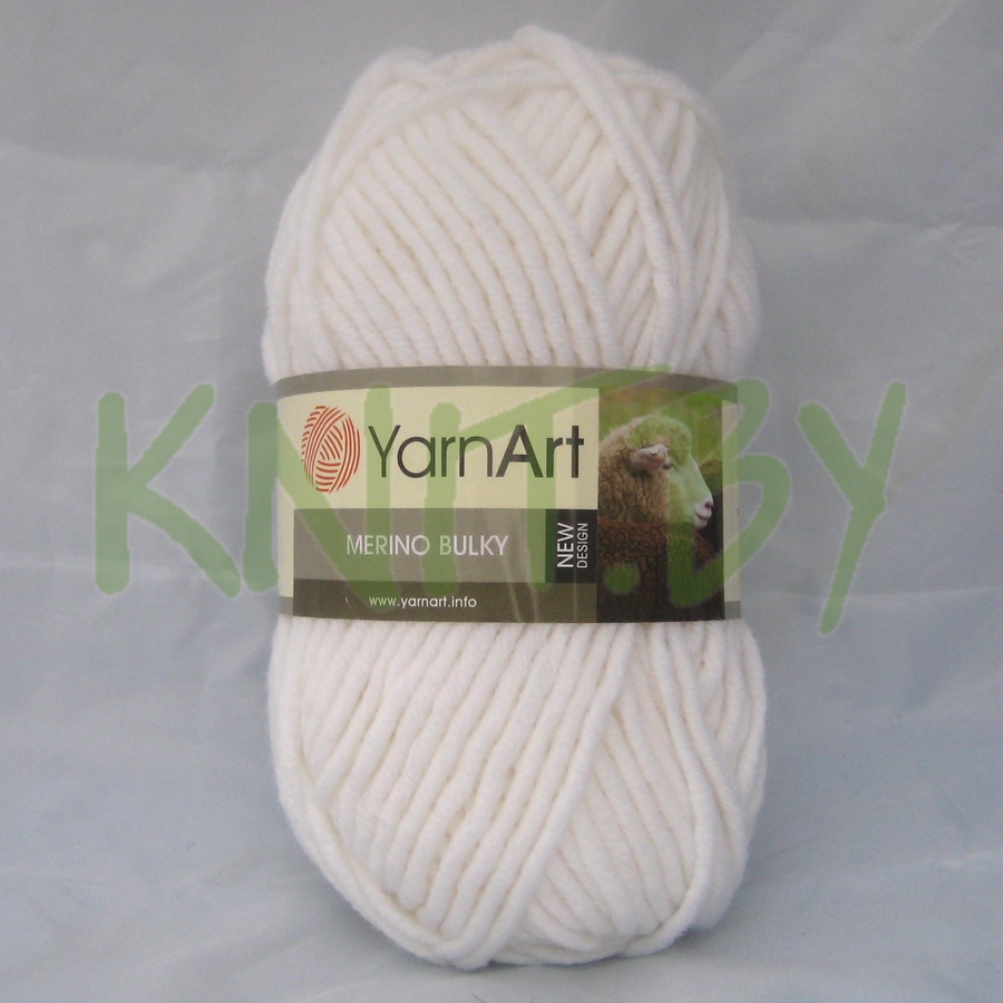 Пряжа Merino Bulky белоснежный