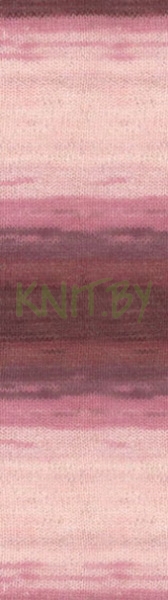Пряжа Angora Gold BATIK Simli бордово-розовые оттенки