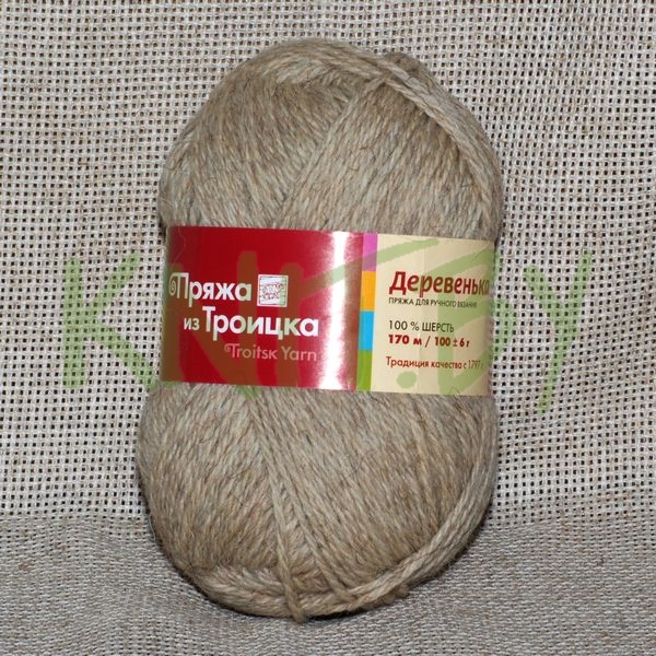 Пряжа Деревенька натуральный