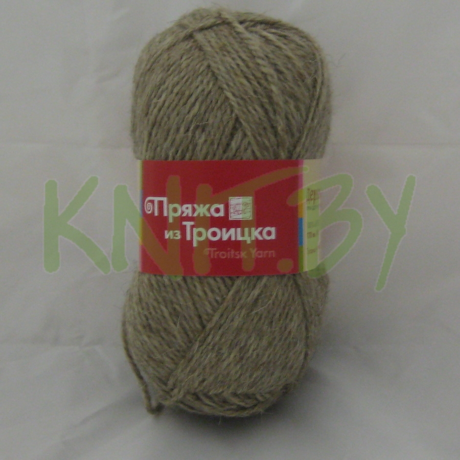 Пряжа Деревенька натуральный светлый