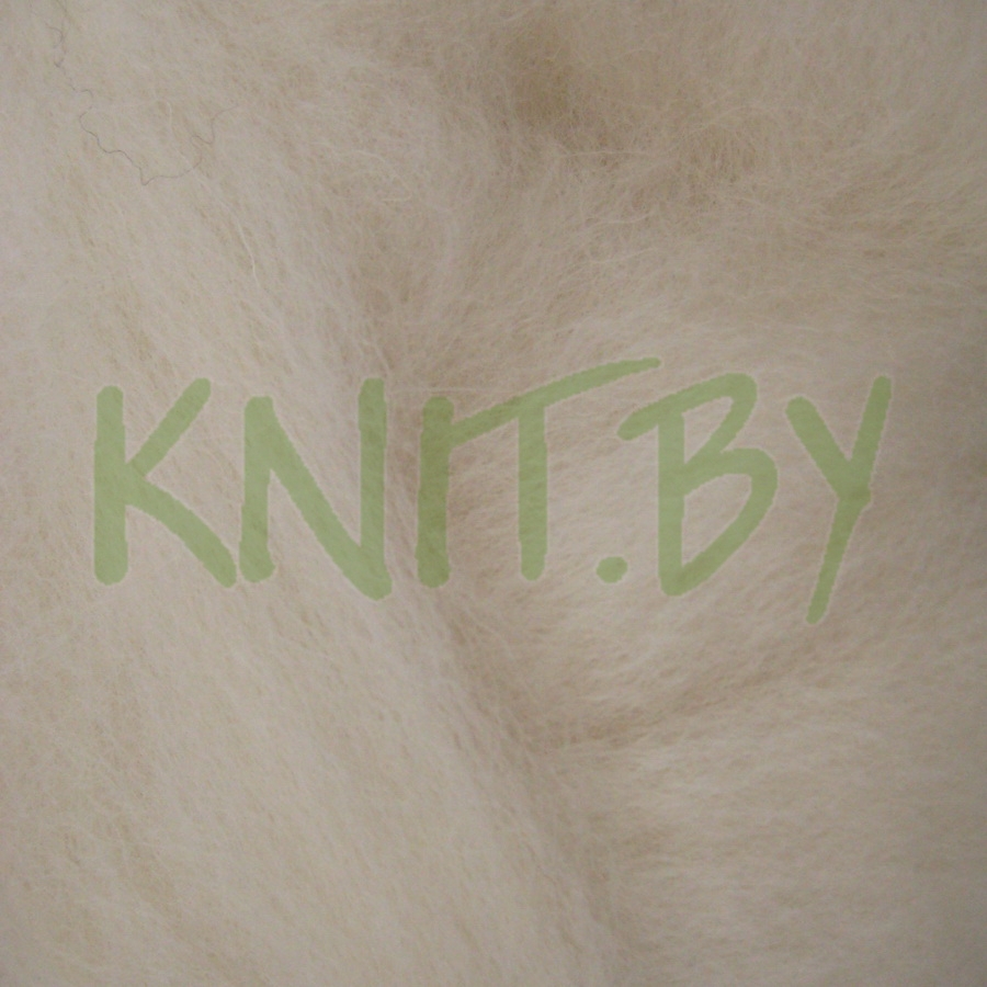 Шерсть полутонкая отбелка