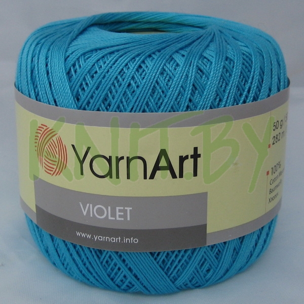 Пряжа Violet бирюзовый