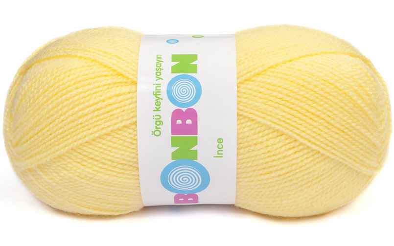 Пряжа Ince Bonbon светло-жёлтый