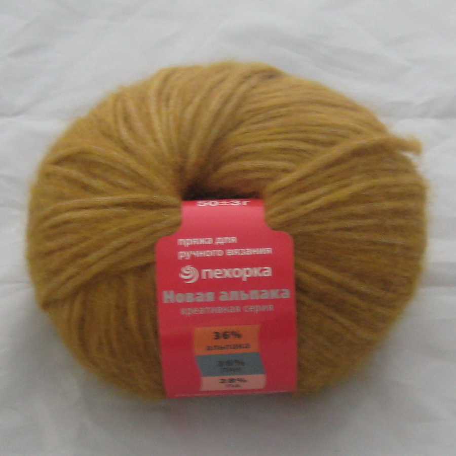Пряжа Новая альпака золото