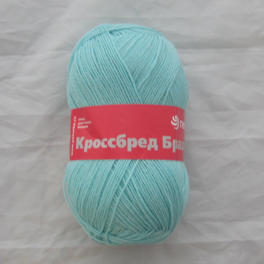 Пряжа Кроссбред Бразилии морской бриз