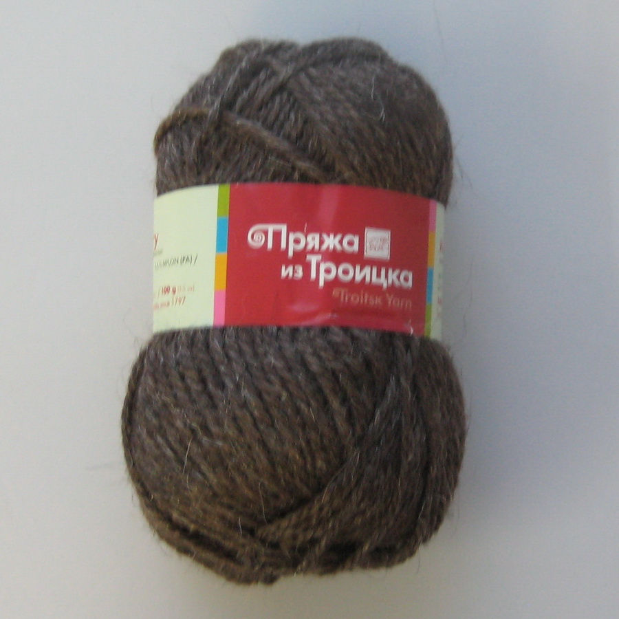 Пряжа Кантри меланж шоколад