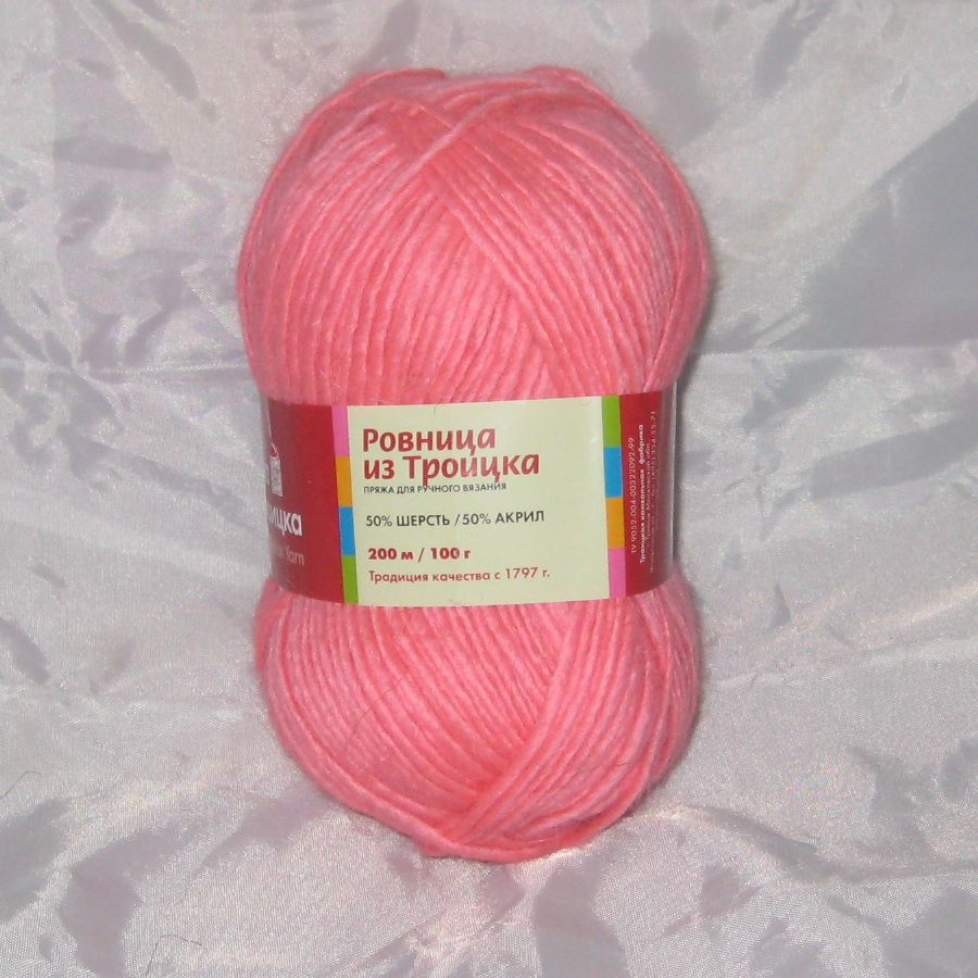 Пряжа Ровница розовый