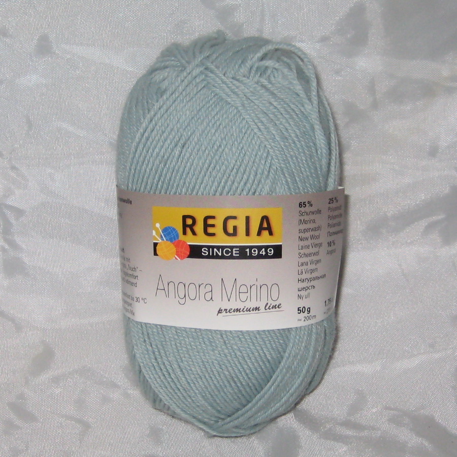 Пряжа Angora merino светлая лазурь