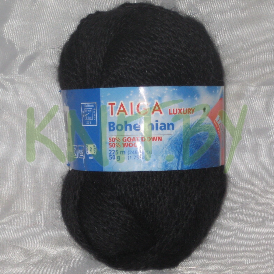 Пряжа Богема черный