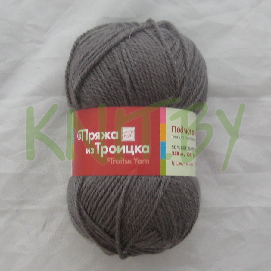 Пряжа Подмосковная стальной