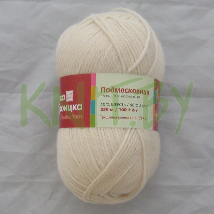 Пряжа Подмосковная суровый