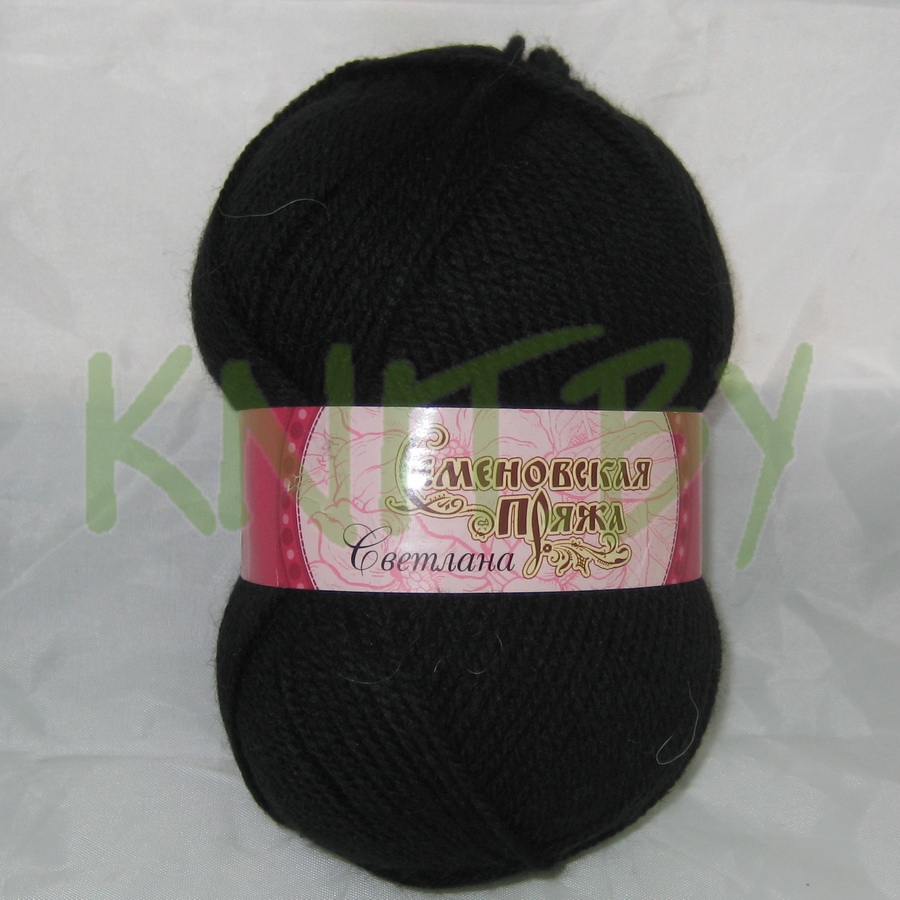 Пряжа Светлана чёрный