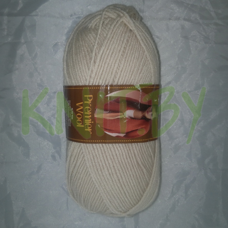Пряжа Premier wool молочный