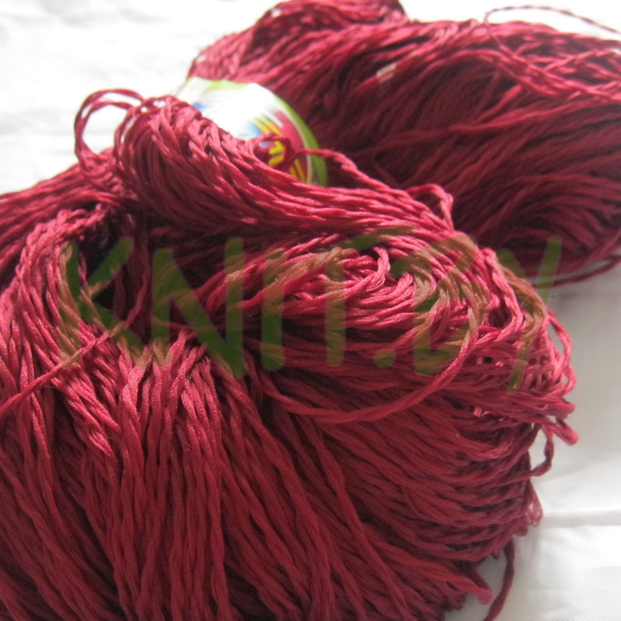 Пряжа Текстум бордовый