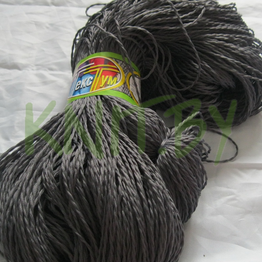 Пряжа Текстум т.серый