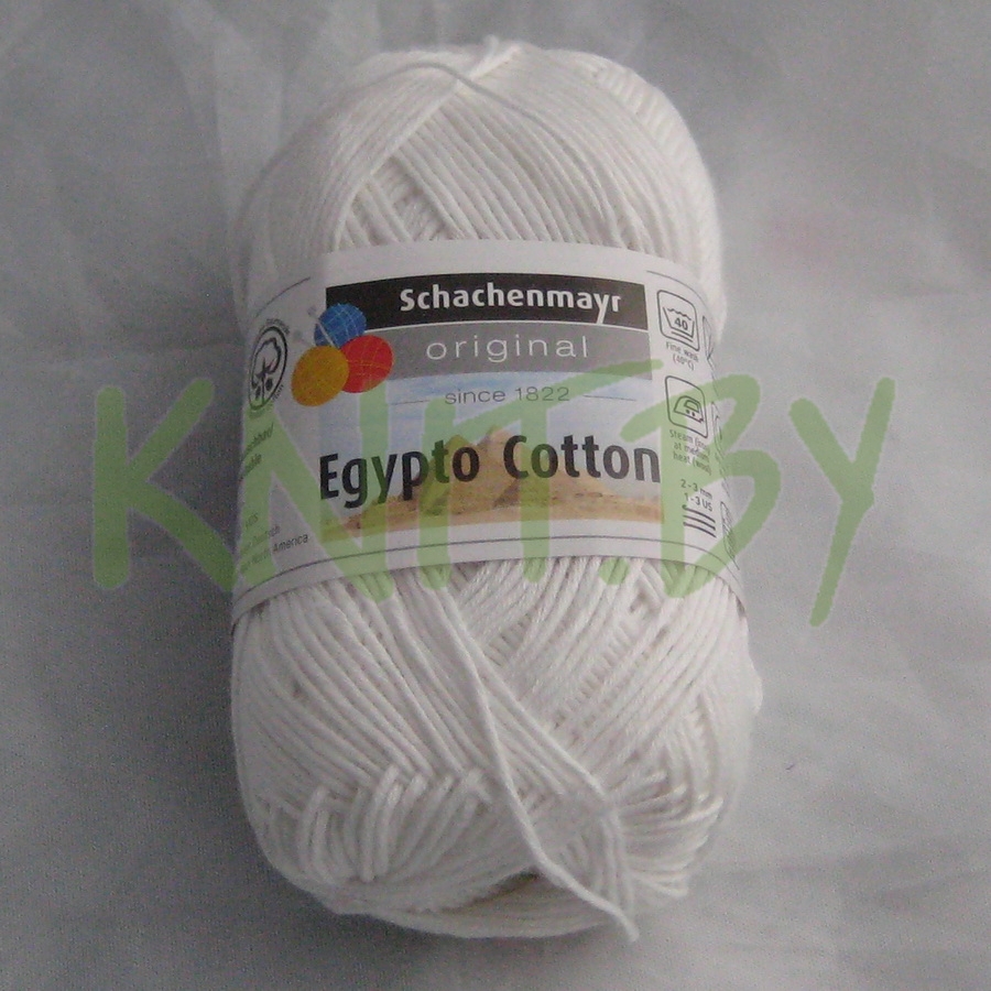 Пряжа Egypto cotton белоснежный