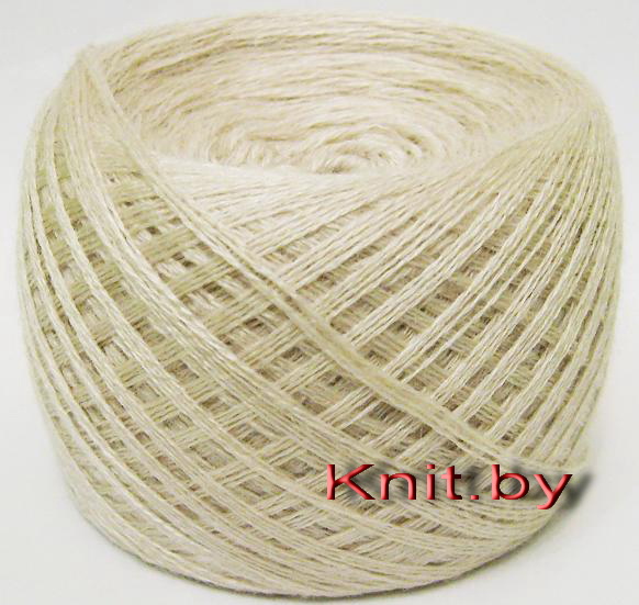 Пряжа Слонимская ПШ (в 4 нити) белый песок