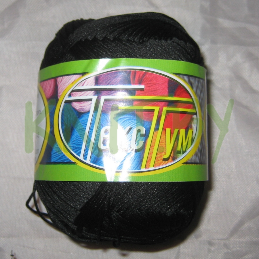 Пряжа Текстум 50 черный