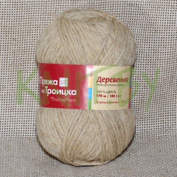 Пряжа Деревенька суровый