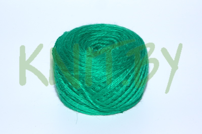 Пряжа Слонимская ПШ (в 2 нити) м. ярко-зелёный