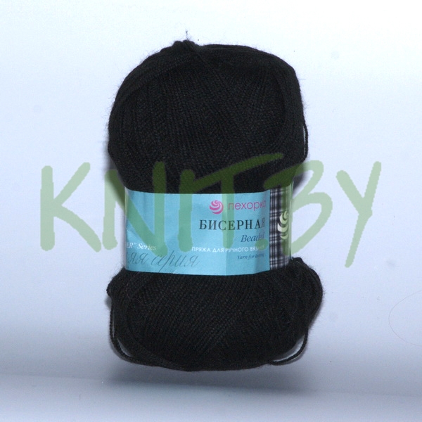 Пряжа Бисерная черный