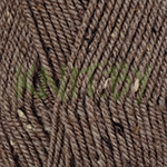 Пряжа Tweed коричневый с вкраплениями