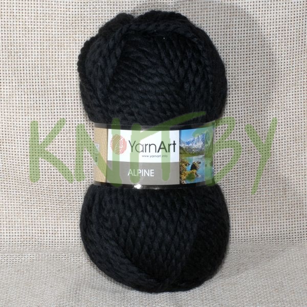 Пряжа Alpine черный