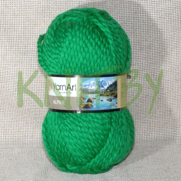 Пряжа Alpine зеленый