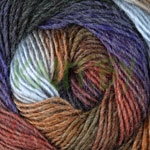 Пряжа Magic Fine серо-коричнево-фиолетовые оттенки