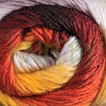 Пряжа Magic Fine оранжево-желтые оттенки