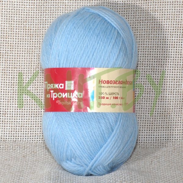 Пряжа Новозеландская воздушно-голубой