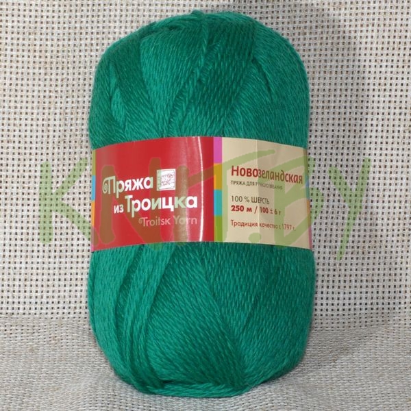 Пряжа Новозеландская зеленый луг