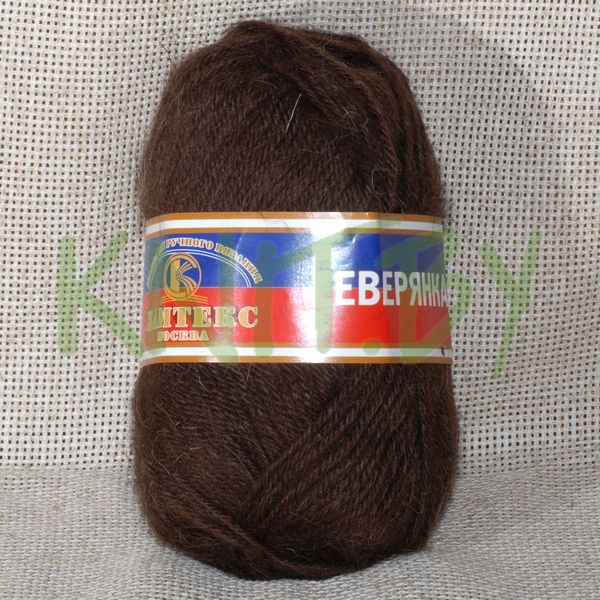 Пряжа Северянка  шоколад