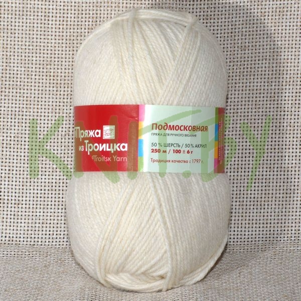 Пряжа Подмосковная ванильный
