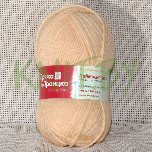 Пряжа Подмосковная молочный шампанское