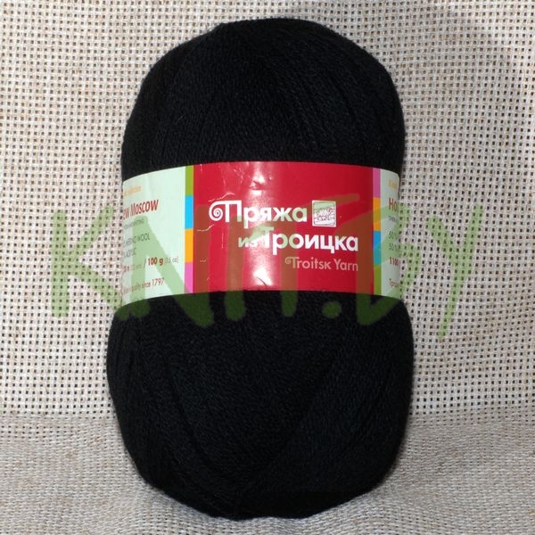 Пряжа Новая Москва  черный