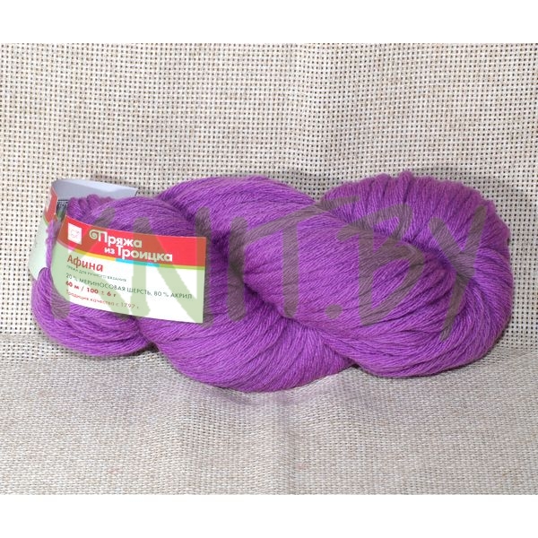 Пряжа Афина  светлая фуксия
