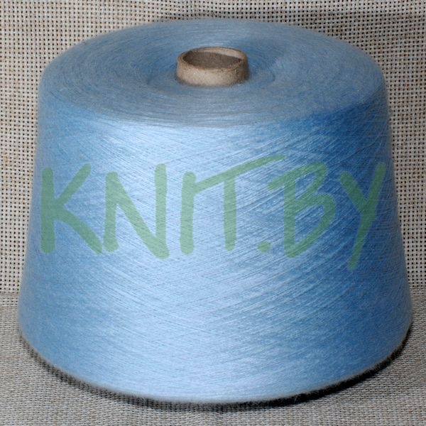 Пряжа Слонимская ПШ в бобине небесный 31*2