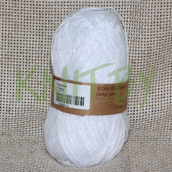 Пряжа Конопляная белый