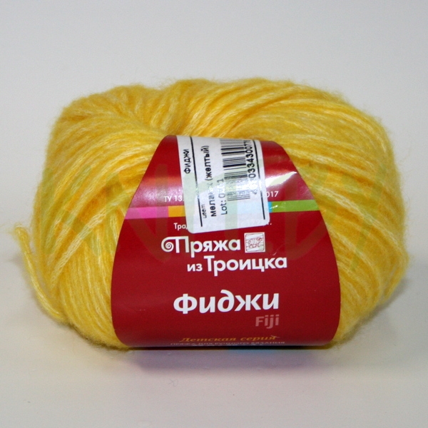 Пряжа Фиджи меланж желтый