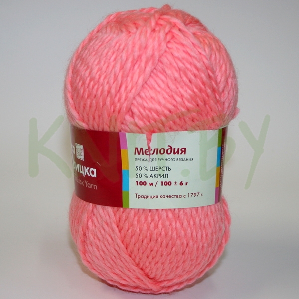 Пряжа Мелодия розовый