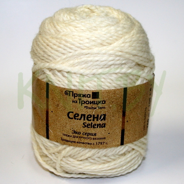 Пряжа Селена натуральный светлый