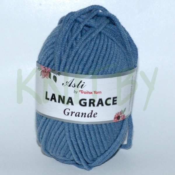 Пряжа Lana Grace Grand пепельно-голубой